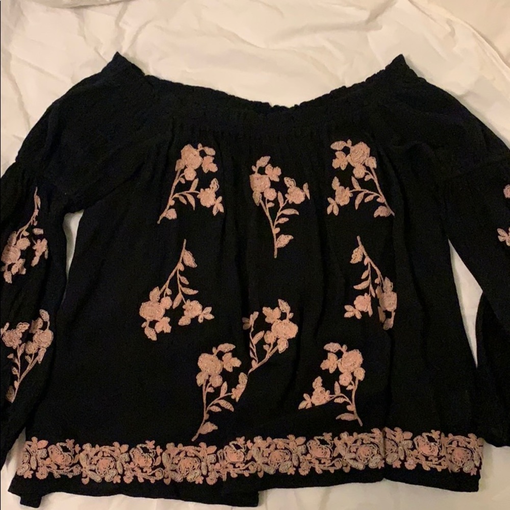 over the shoulder blouse
